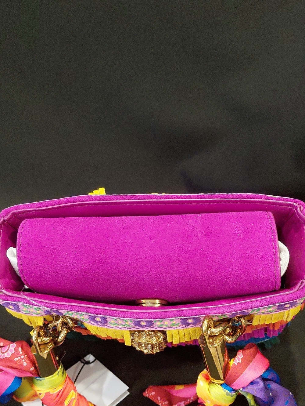 KURT GEIGER LONDON MINI SQUARE KENSINGTON BAG - Picture 8 of 11